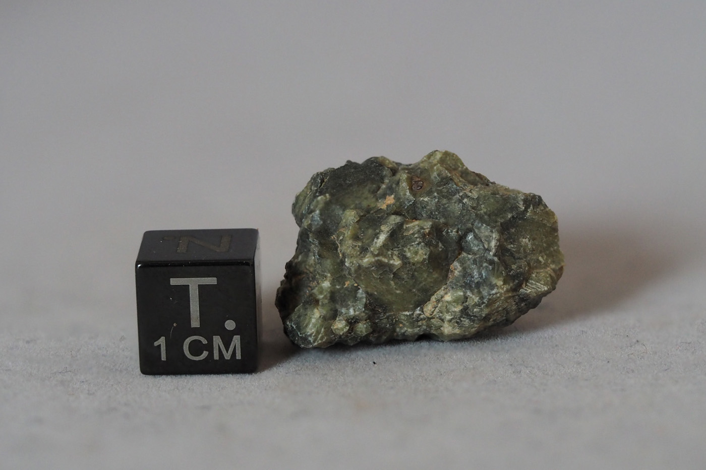 Ultra Seltene Grün Meteorit Tatahouine Diogenite Meteorit Fragment 