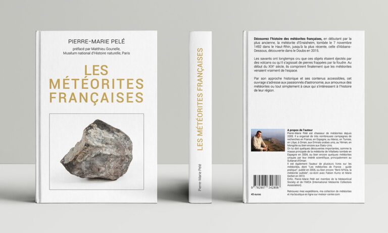 New book on french meteorites - Meteor-Center - Pierre-Marie Pelé EI