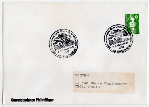 Ensisheim envelope 500th anniversary
