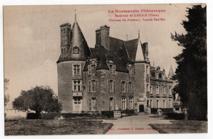 l'Aigle postcard (Château du Fontenil)