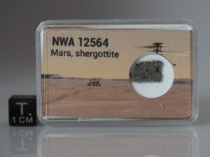 NWA 12564 (Mars, shergottite) - 0.379g part slice