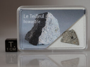 Le Teilleul (howardite) - 0.509g part slice