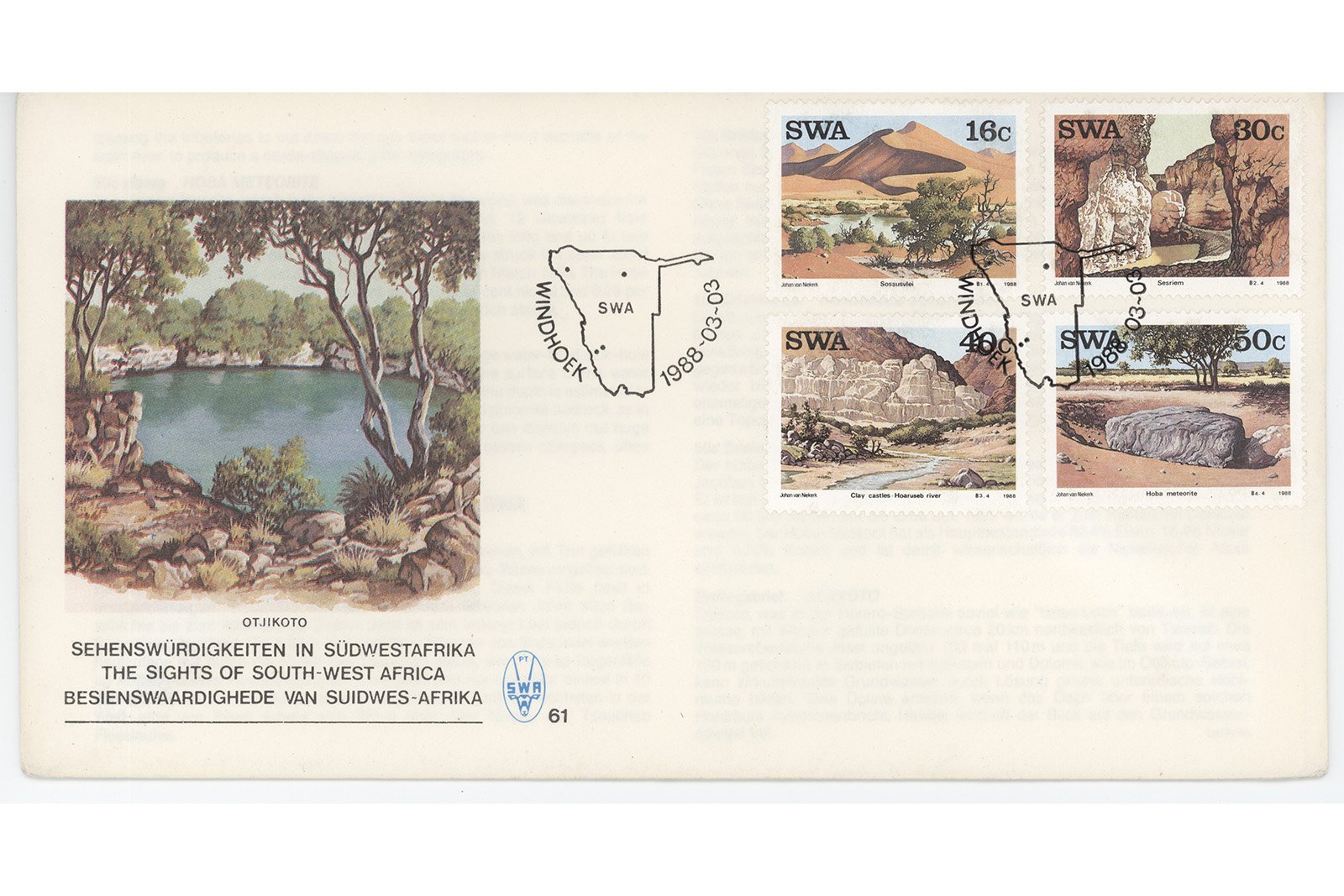 Hoba envelope (1st day)