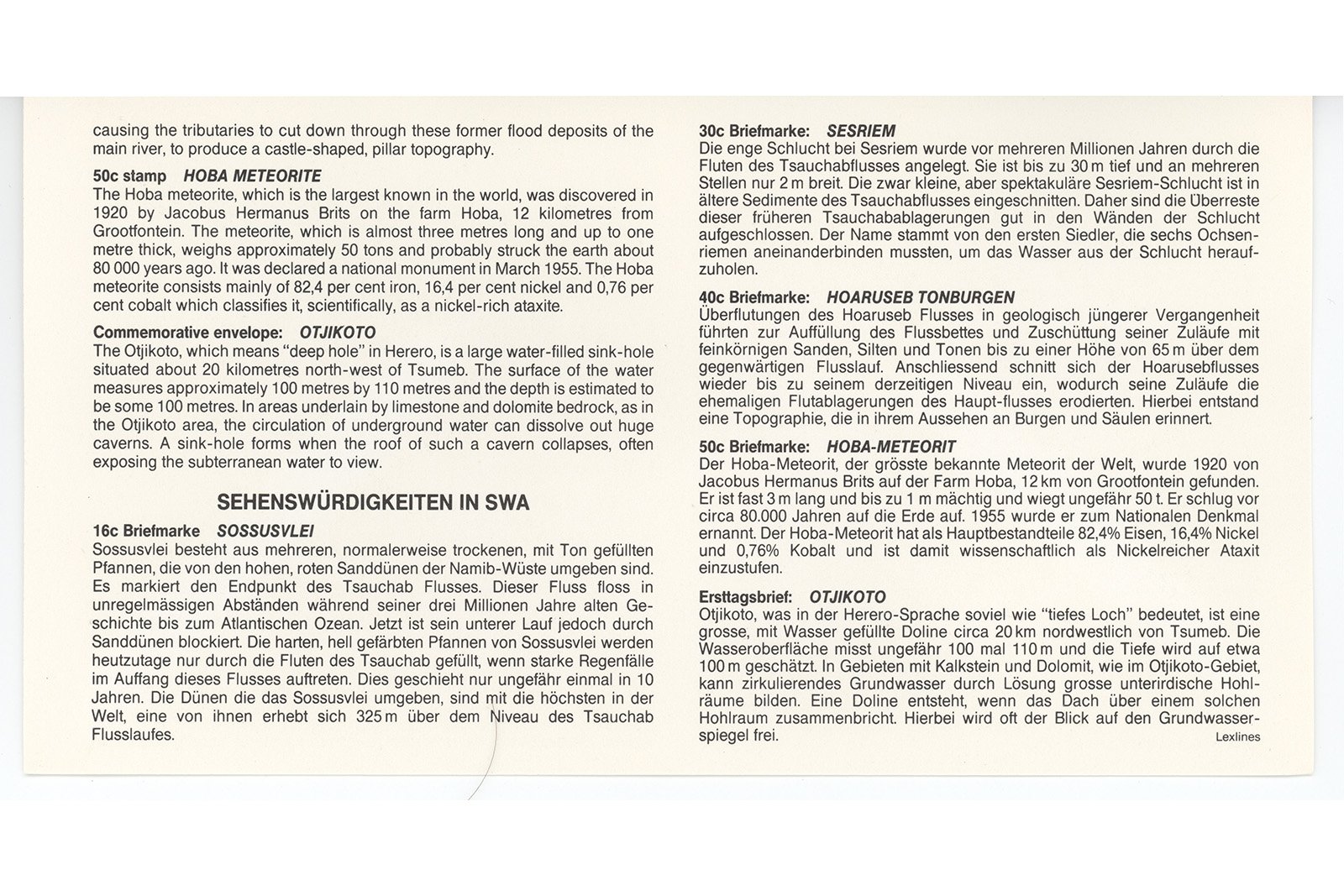 Hoba envelope (1st day) - Image 3