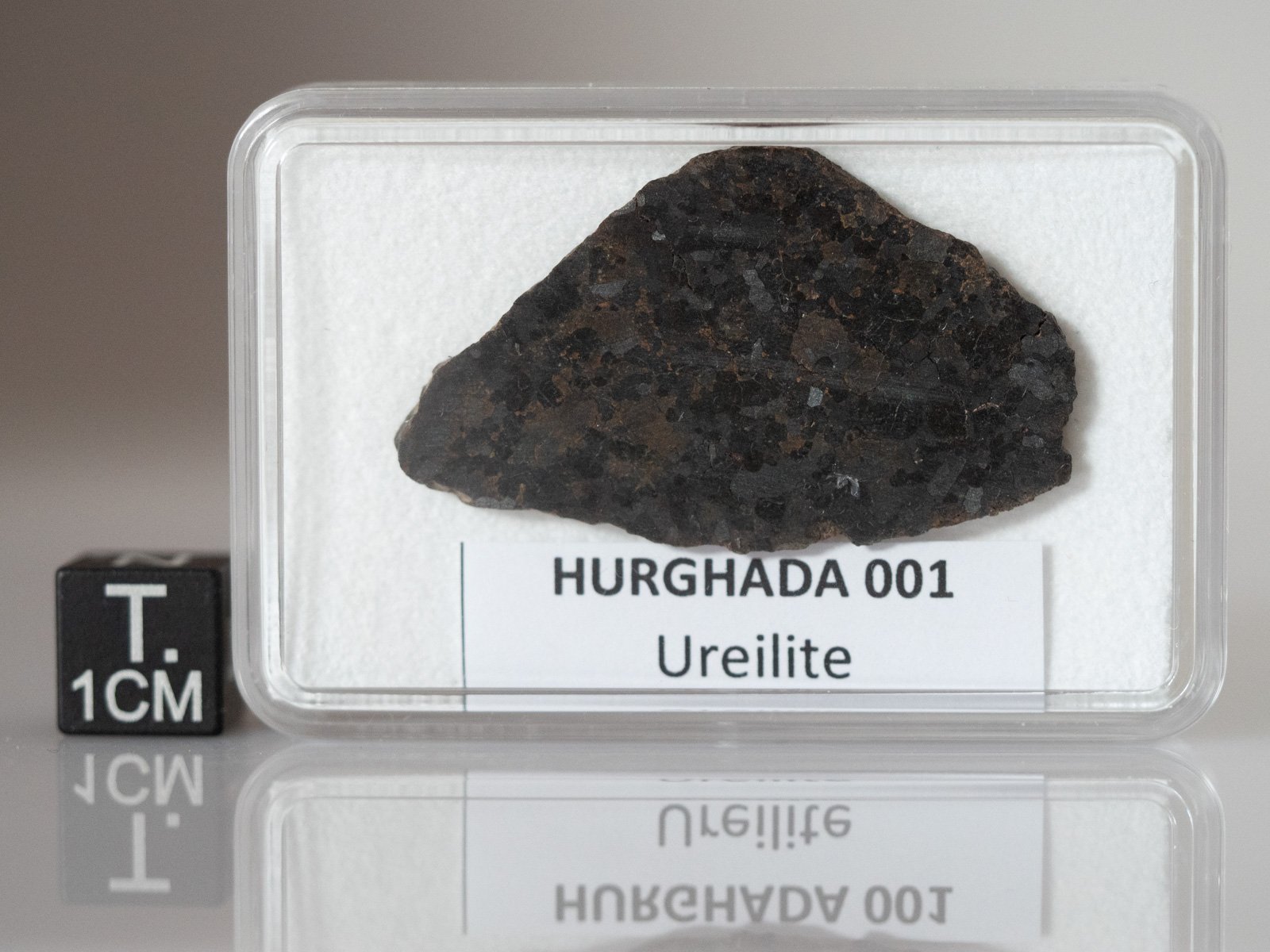 Hurghada 001 (ureilite) - 4.28 g slice