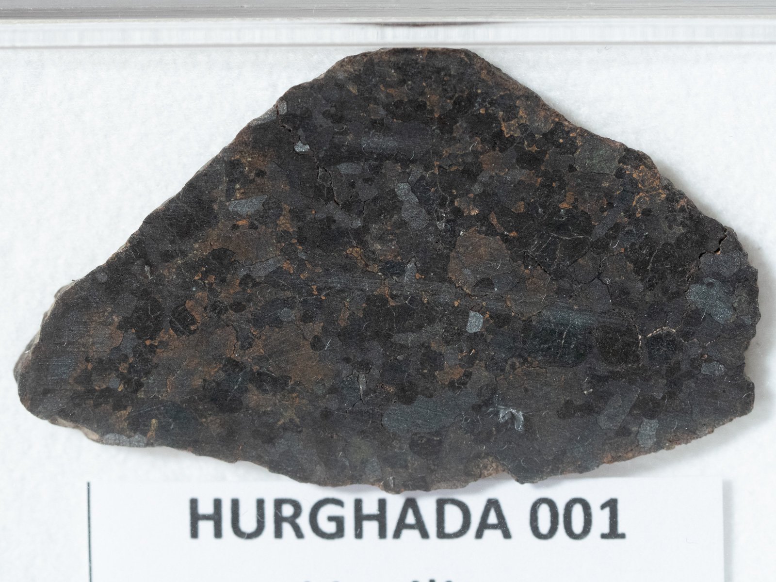 Hurghada 001 (ureilite) - 4.28 g slice - Image 2