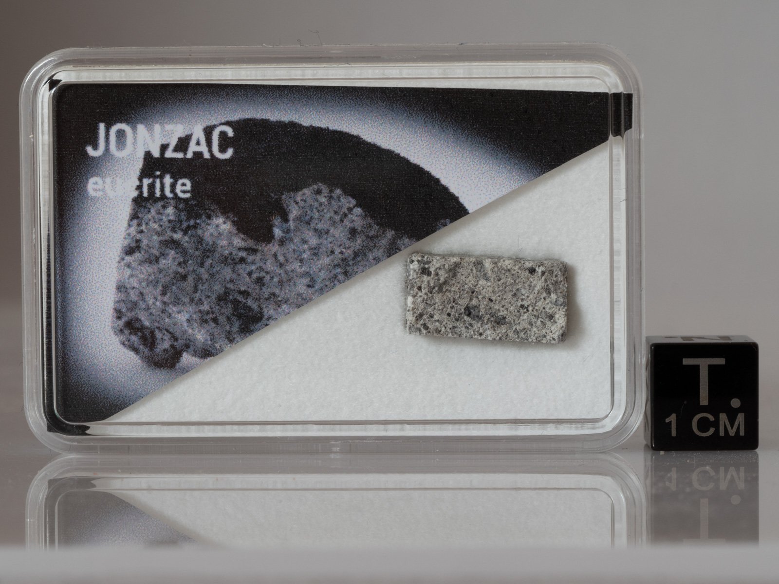 Jonzac (eucrite) - 0.824g part slice
