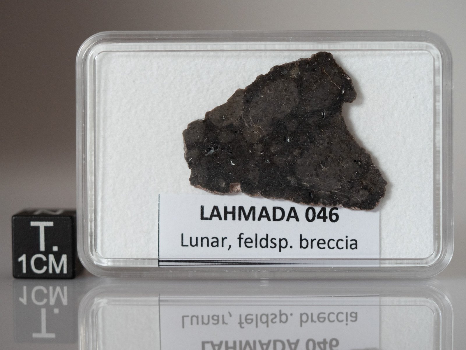 Lahmada 046 (feldsp. breccia) - 1.62g slice