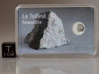 Le Teilleul (howardite) - 0.076g part slice