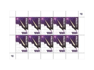 Murchison (Australia) sheet of 10 stamps
