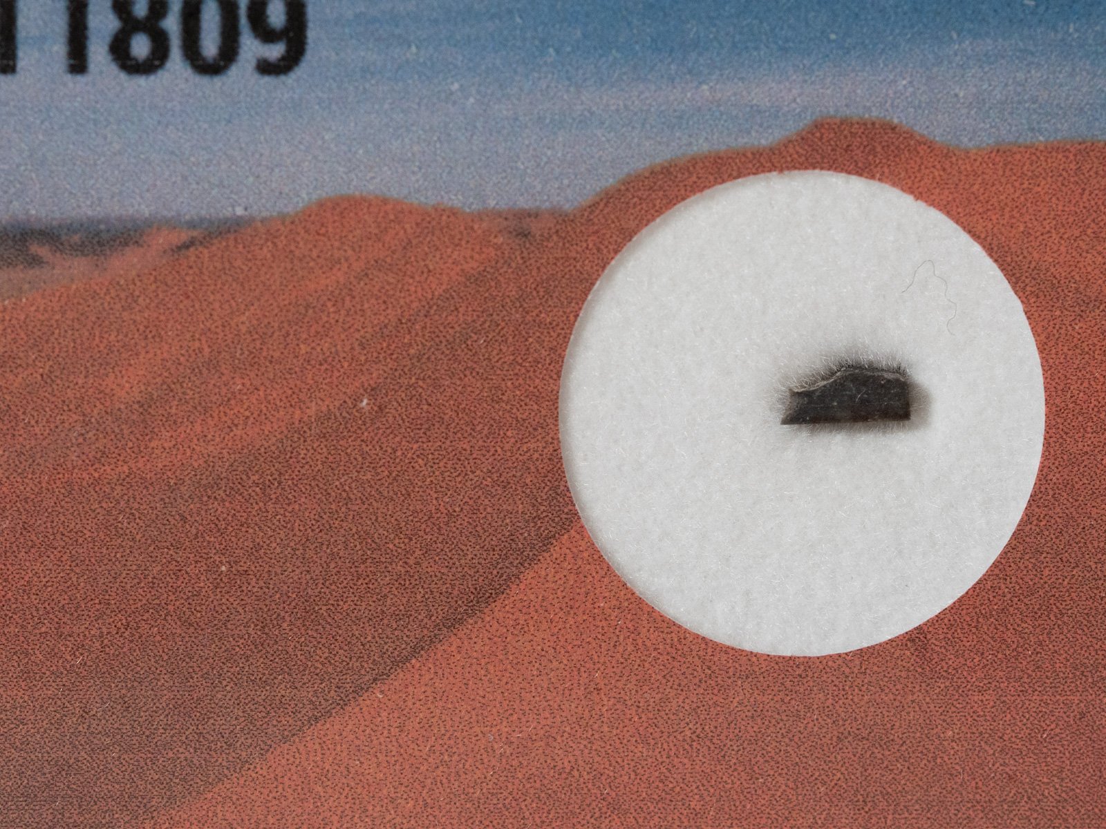 NWA 11809 (feldsp. breccia) - 0.025g part slice - Image 2