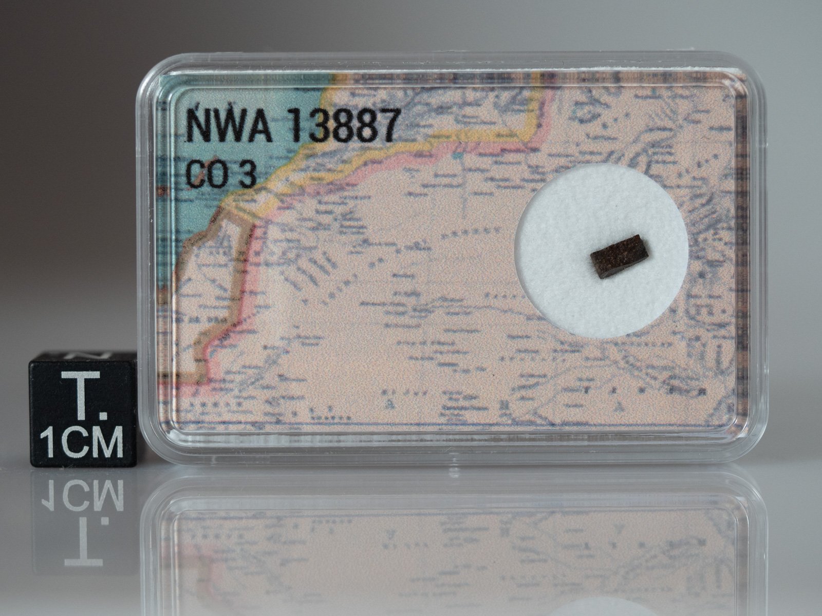 NWA 13887 (CO3) - 0.039g part slice