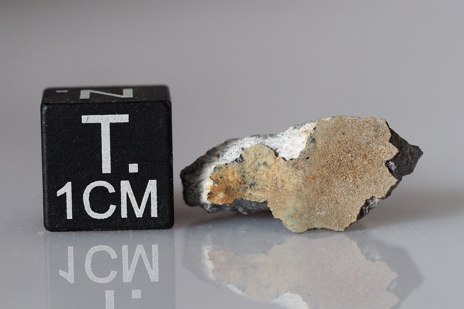 Rantila (aubrite) - 2.07g fragment with crust