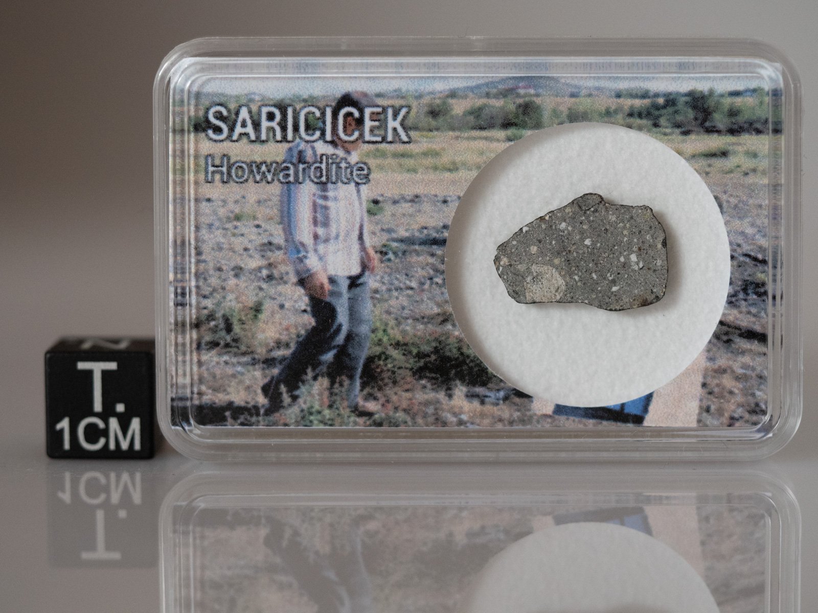 Saricicek (howardite) - 0.453g slice
