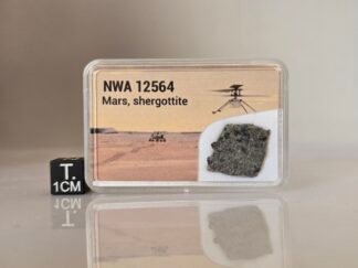 NWA 12564 (shergottite) - 1.10g part slice
