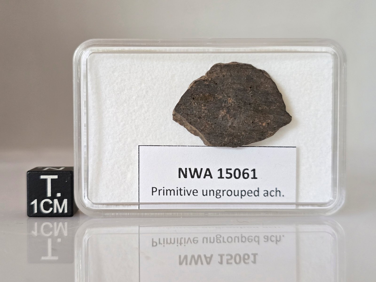 NWA 15061 (prim. achondrite) - 2.18g slice