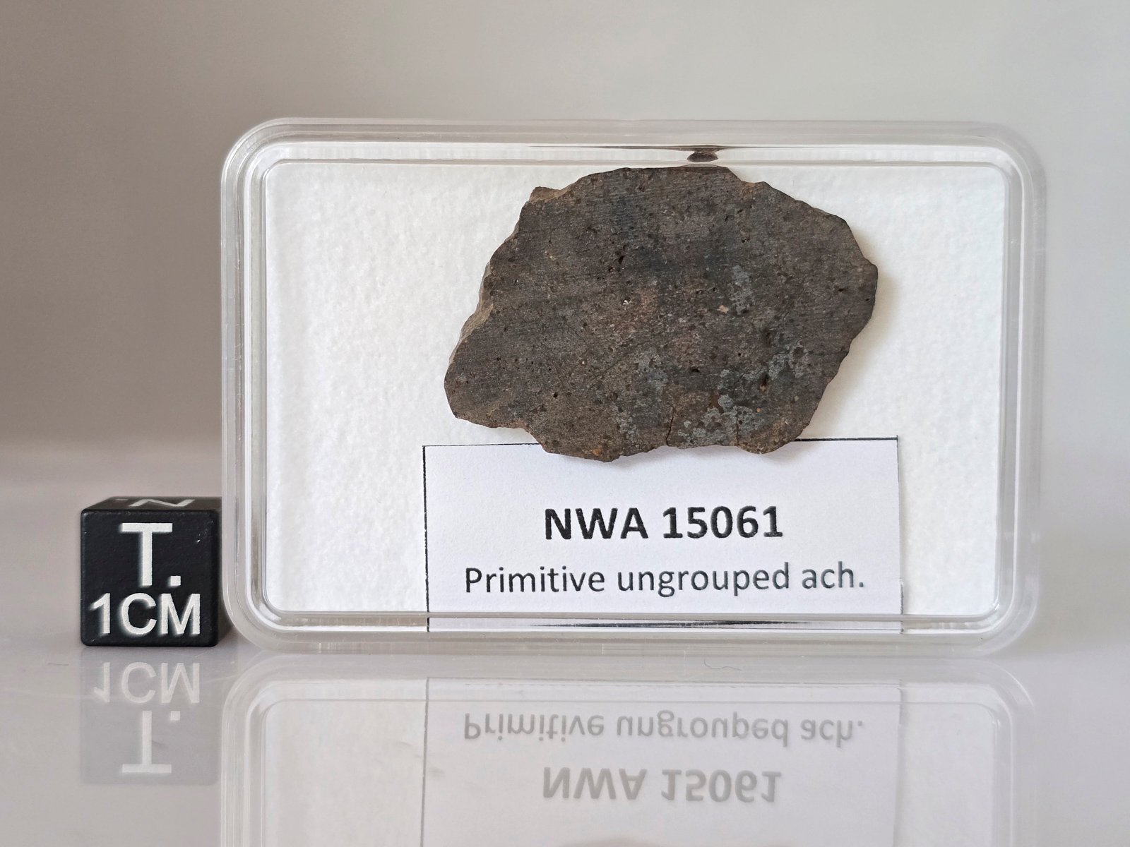 NWA 15061 (prim. achondrite) - 3.20g slice